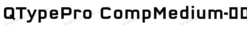 QTypePro CompMedium字体转换